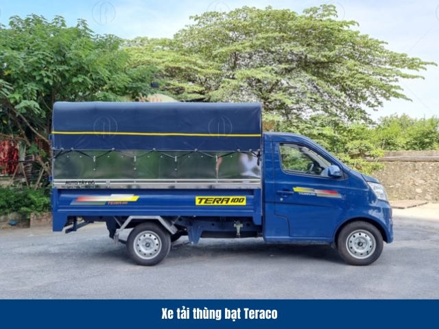 Mẫu xe tải th&ugrave;ng bạt Tera 100s được nhiều người ưa chuộng