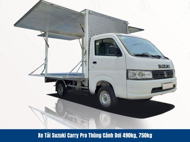 Suzuki Carry Pro thùng cánh dơi có khả năng vận hành mạnh mẽ và tiết kiệm nhiên liệu hiệu quả Suzuki Carry Pro thùng cánh dơi có khả năng vận hành mạnh mẽ và tiết kiệm nhiên liệu hiệu quả