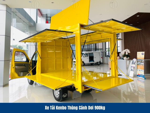 Xe tải Kenbo thùng cánh dơi có thiết kế hiện đại, vẻ ngoài mạnh mẽ Xe tải Kenbo thùng cánh dơi có thiết kế hiện đại, vẻ ngoài mạnh mẽ