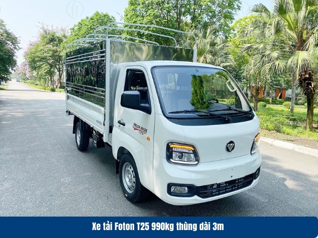 Veam Foton T25 990kg được trang bị động cơ DAM15R vận hành êm ái Veam Foton T25 990kg được trang bị động cơ DAM15R vận hành êm ái