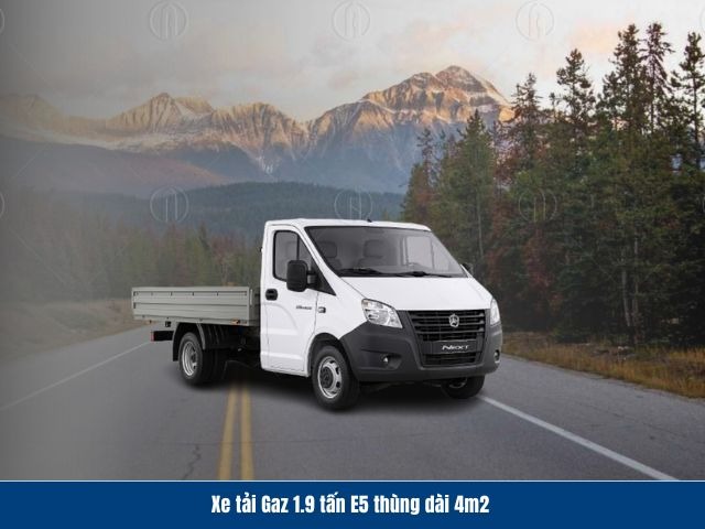 Xe tải Gaz 1t9 th&ugrave;ng d&agrave;i 4m2 c&oacute; lực k&eacute;o tốt v&agrave; khả năng tăng tốc ổn định