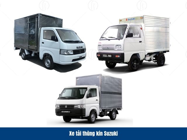 Xe tải th&ugrave;ng k&iacute;n Suzuki được trang bị động cơ ch&iacute;nh h&atilde;ng Nhật Bản mạnh mẽ