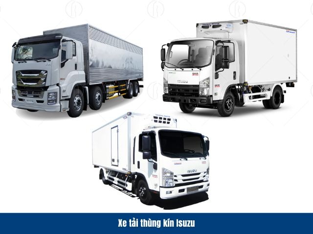 C&aacute;c d&ograve;ng xe tải th&ugrave;ng k&iacute;n Isuzu được ưa chuộng nhờ khối động cơ Diesel