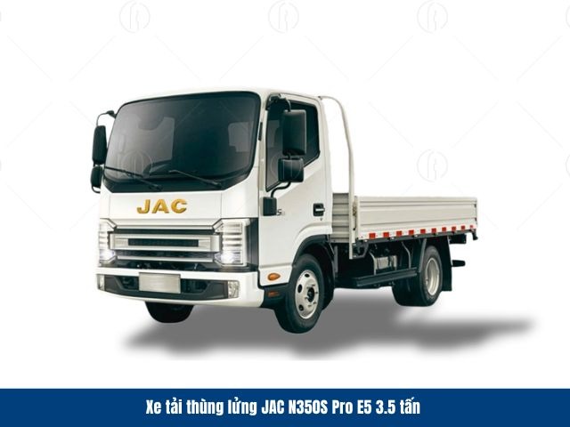 Xe tải th&ugrave;ng lửng JAC N350S Pro E5 được trang bị động cơ Anhui Cummins c&oacute; khả năng vận h&agrave;nh mạnh mẽ