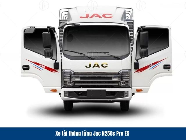Phi&ecirc;n bản JAC N250S Pro E5 tải trọng 2,5 tấn c&oacute; k&iacute;ch thước 4.460 x 1.960 x 680/1.770 mm