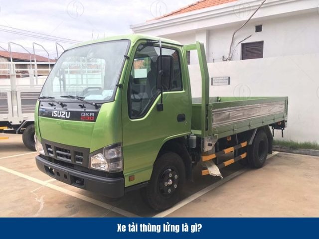 Xe tải th&ugrave;ng lửng được thiết kế với khoang chở h&agrave;ng dạng mở, th&agrave;nh th&ugrave;ng thấp
