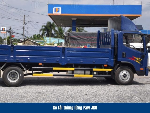 Xe tải th&ugrave;ng lửng FAW JK6 7T5 được trang bị động cơ dung t&iacute;ch 5.7L