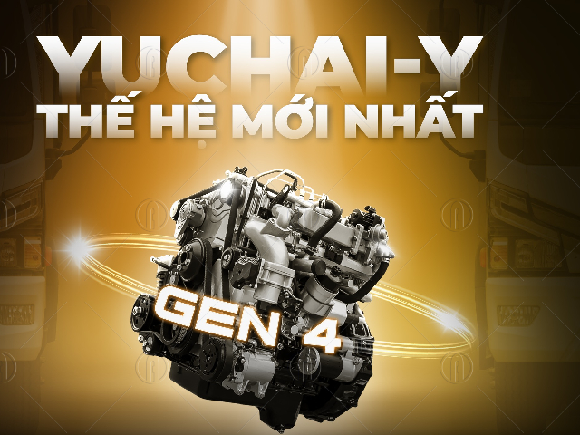 Động cơ yuchai thế hệ GEN 4 vượt trội ở xe tải TMT C750SL