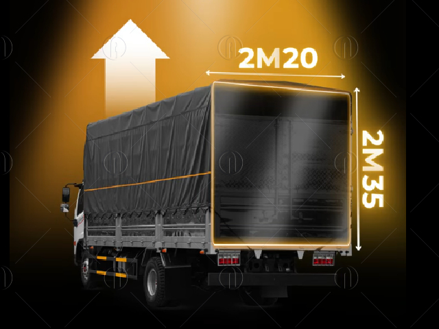 Th&ugrave;ng h&agrave;ng của xe TMT Captain C750SL DFAC11035TL d&agrave;i 6m2 c&oacute; thể t&iacute;ch chứa lớn nhất ph&acirc;n kh&uacute;c xe tải 3.5 tấn