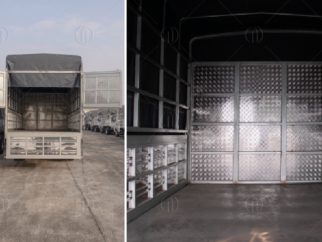 Th&ugrave;ng h&agrave;ng d&agrave;i 6m2 chở nhiều h&agrave;ng ho&aacute;