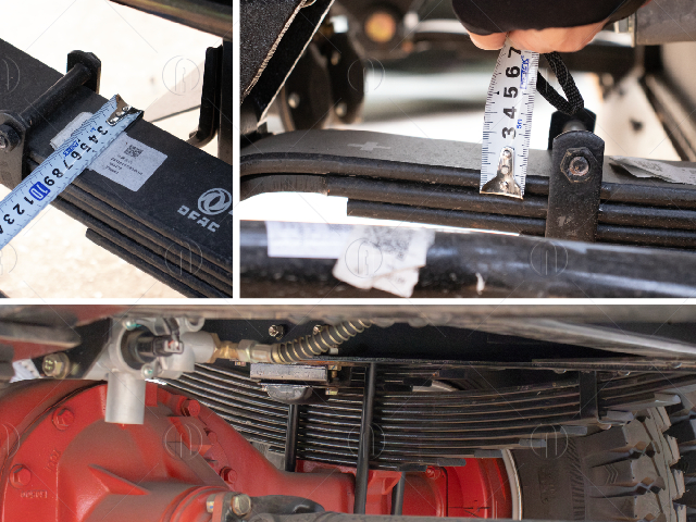 Hệ thống nh&iacute;p nhiều l&aacute; của xe tải captain c750sl