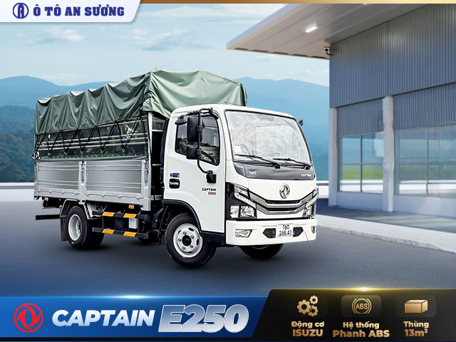 Xe tải TMT Captain E250 thiết kế linh hoạt, tải trọng lớn