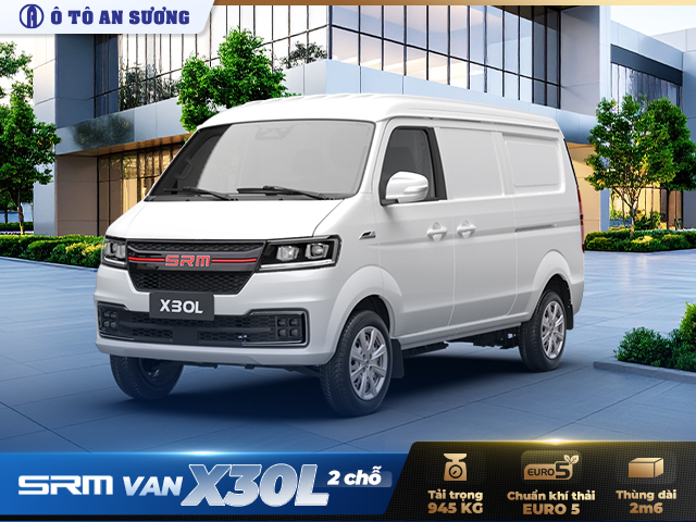 Xe tải van 2 chỗ SRM X30L V2 là thế hệ nâng cấp từ mẫu SRM 868