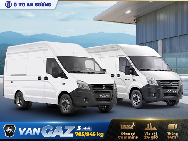 Đại lý Gaz An Sương chuyên mua bán xe van Gaz 3 chỗ ra vào TP tự do
