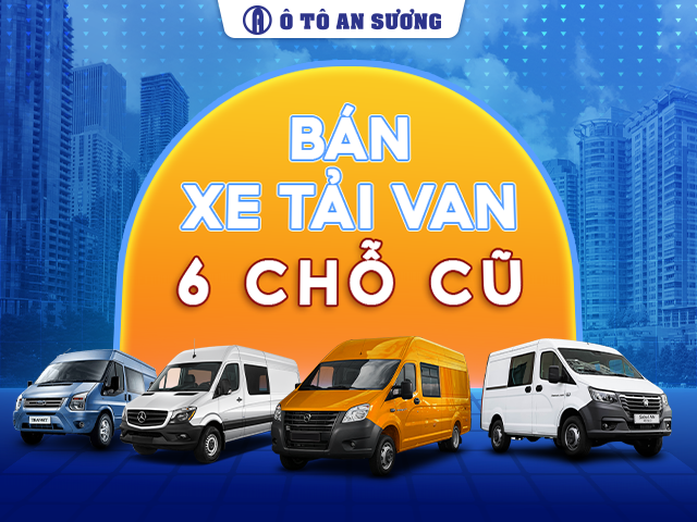 Giá xe tải van 6 chỗ cũ mua ở đâu được giá tốt