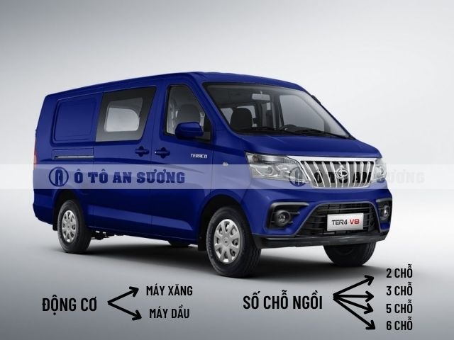 Xe tải van chở hàng được phân theo 2 loại chính
