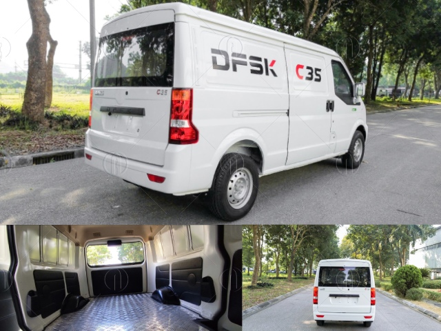 Thùng hàng xe tải van DFSK C35 2 chỗ 945kg