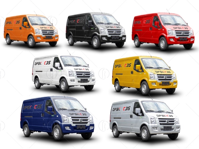 7 màu được săn đón nhiều nhất của xe tải van DFSK C35 2 chỗ