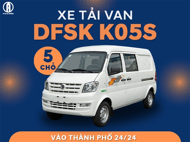 Đặc điểm của xe tải van DFSK K05s 5 chỗ