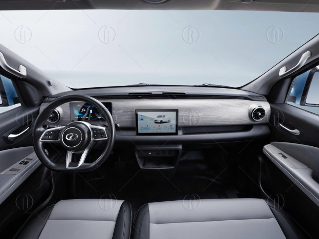 Nội thất xe với tông màu chủ đạo đen đậm kết hợp xám Colorado