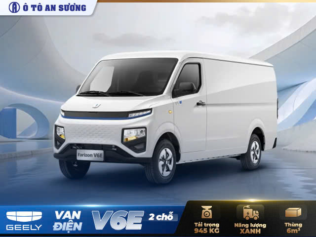 Xe tải van điện Farizon V6E 2 chỗ dài 2m8 có khả năng chở hàng hoá 1.5 tấn Xe tải van điện Farizon V6E 2 chỗ dài 2m8 có khả năng chở hàng hoá 1.5 tấn