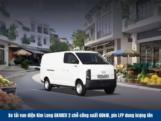 Gi&aacute; xe tải van điện Kim Long GK48EV 2 chỗ bao nhi&ecirc;u tiền?