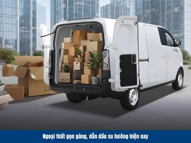 Xe van điện Kim Long GK48EV 2 chỗ dễ d&agrave;ng di chuyển trong c&aacute;c khu vực đ&ocirc;ng đ&uacute;c