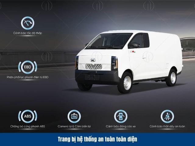 Xe tải van điện Kim Long GK48EV 2 chỗ trang bị hệ thống an to&agrave;n to&agrave;n diện