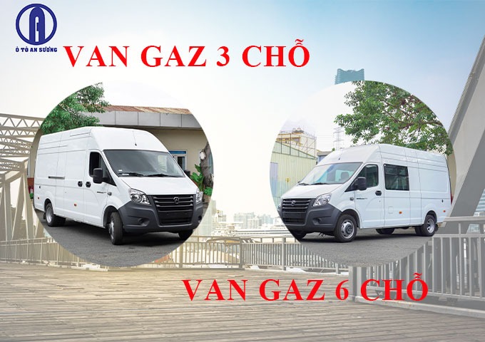 Xe tải van Gaz 3 chỗ và 6 chỗ