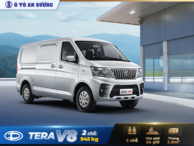 Xe tải van Tera V6 2 chỗ 