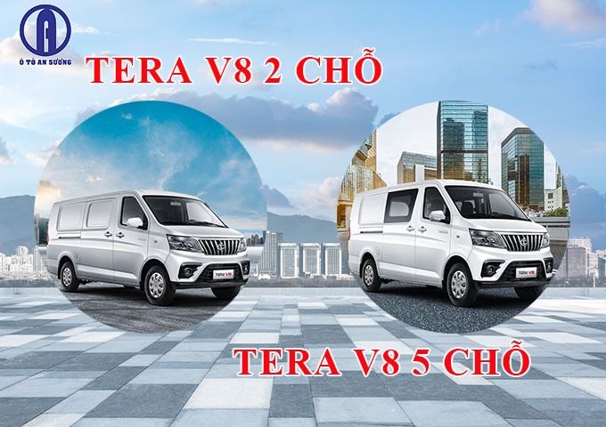 Xe tải van Tera V8 2 chỗ và 5 chỗ của Teraco