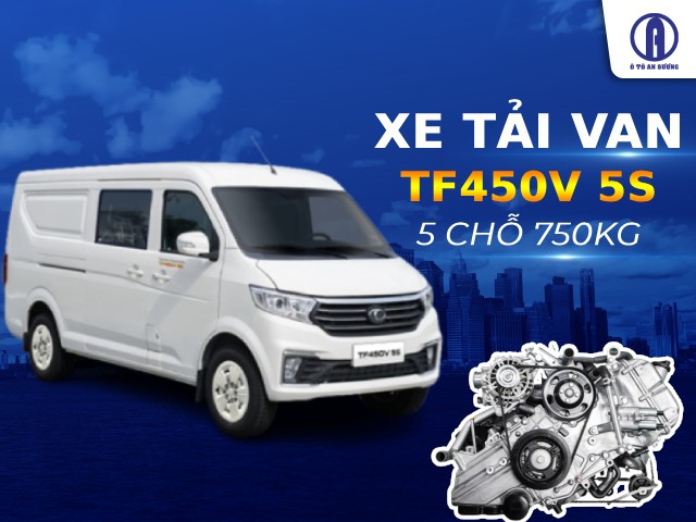 Xe tải Van Thaco Frontier 5 chỗ TF450V tại Ô to An Sương