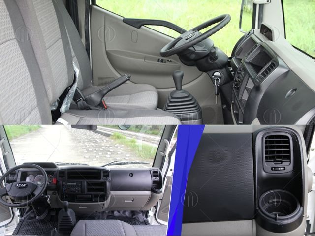 Nội thất xe tải Veam VT651 hiện đại được bố trí khoa học