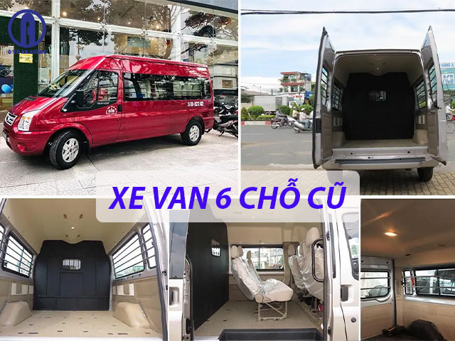 xe tải van 6 chỗ cũ chở hàng tự do vào thành phố