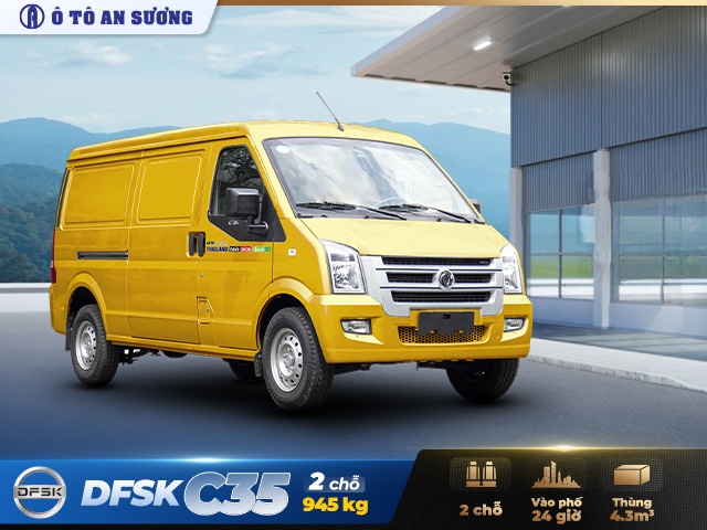 xe van DFSK C35 2 chỗ ngồi 945kg