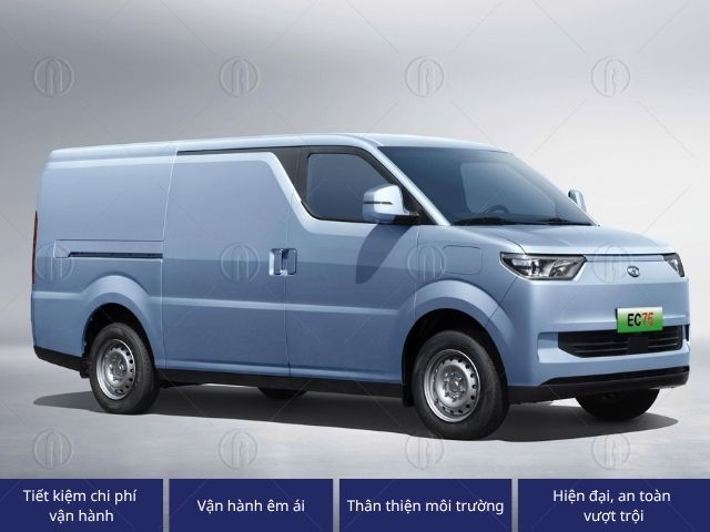 Xe van điện chở h&agrave;ng tiết kiệm chi ph&iacute; vận h&agrave;nh