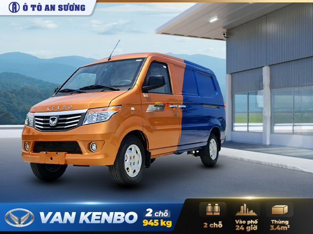 Xe tải van Kenbo 2 chỗ thùng 2m1