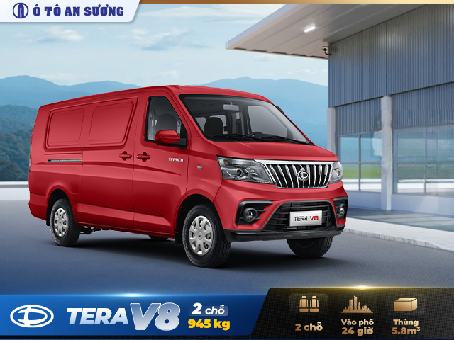 Mua xe tải van 2 chỗ Tera V8 tại Ô tô An Sương